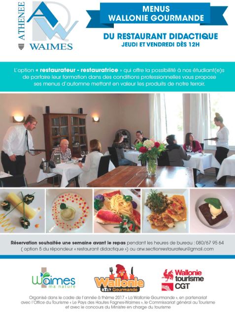 affiche restaurant didactique