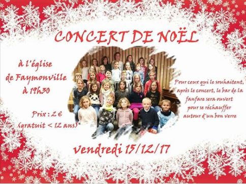 concert de noël à Faymonville
